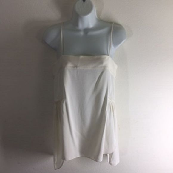 Helmut Lang Ecru Hi/Low Spaghetti Strap Ca… - Picture 4 of 15